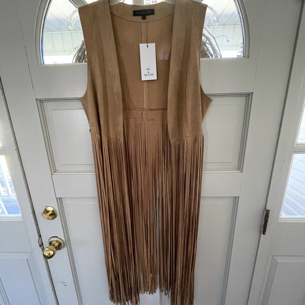 Hot and Delicious fringe vest